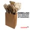 Ships From USA-100 Bags 8.25"x4.33"x10.6" Recycled Kraft Gift Bags, Brown Paper Gift Bags with Handles 100% Recyclable Paper Bags-USA STOCK